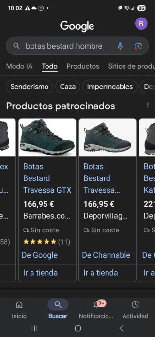Botas de senderismo Bestard Talla 42/43