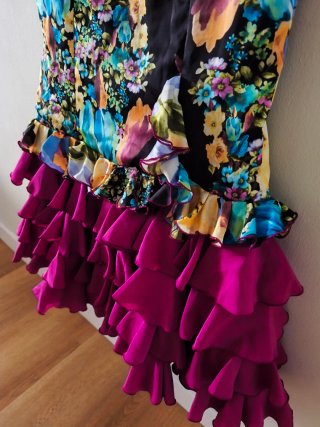 Falda Flamenca Biznaga Talla 40