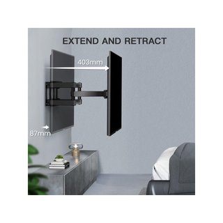PERLESMITH soporte TV pared inclinable 45kg VESA