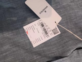 Camisa manga corta gris XXL