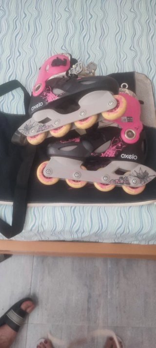 Patines Oxelo Rosas y Negros