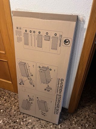 ¡S.REBAJA! Baúl exterior de jardín 280L Nuevo