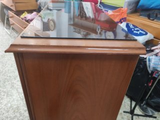 Mueble aparador nogal 5 cajones