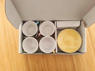 Juego Tazas y Cafetera Niños Colores