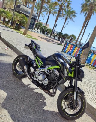 Kawasaki Z900 A2 2020 Negra/Verde