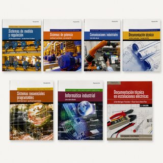 Lote 7 libros FP Automatización y Robótica