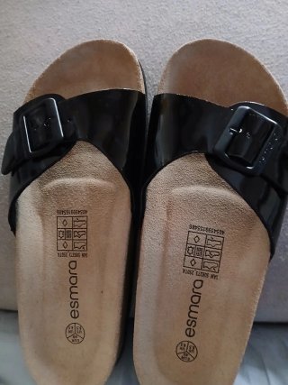 Esmara Sandalias Talla 40 Negras
