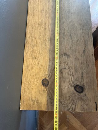 Banco de salón de madera recuperada y hierro negro