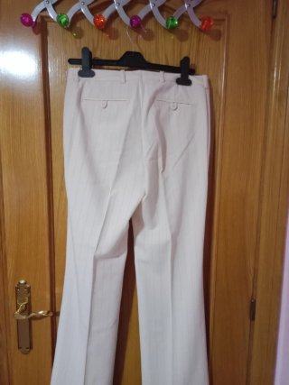 Traje americana y pantalón H&M beige Talla S mujer