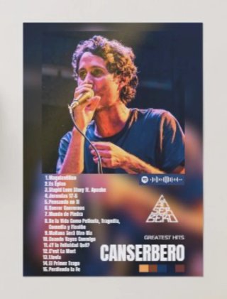 Póster 2Pac, Lil tecca, Nle choppa, Canserbero