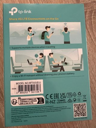 TP-Link 4G LTE Mobile WiFi Portátil