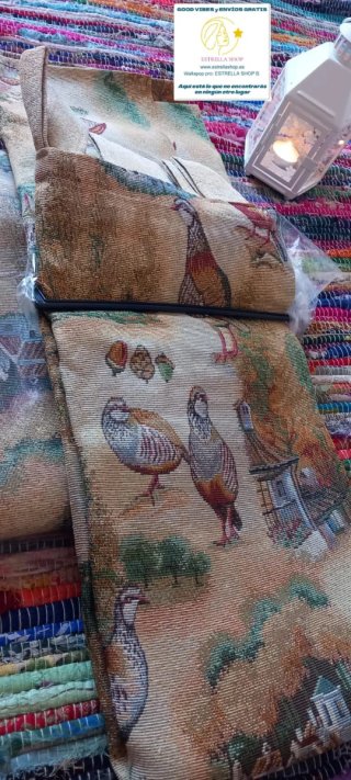 Pack natura jacquard 2 Cortinas trebillas.Env.