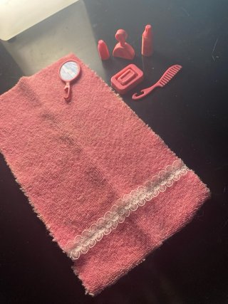 Barbie Accessori Vasca Bagno Rosa