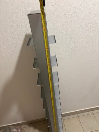 Estantería Metálica Gris para CDs