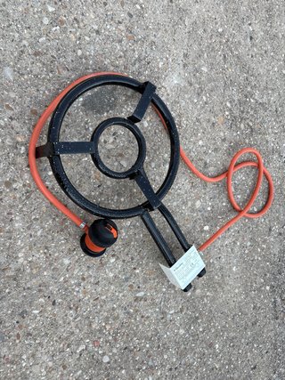 Quemador Paellero Gas Negro y Naranja