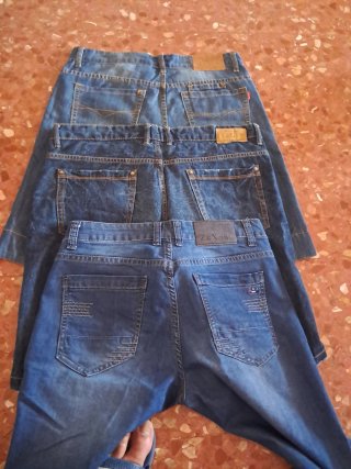 Lote 3 bermudas vaqueras