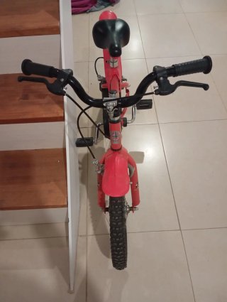 Bicicleta infantil Viper roja