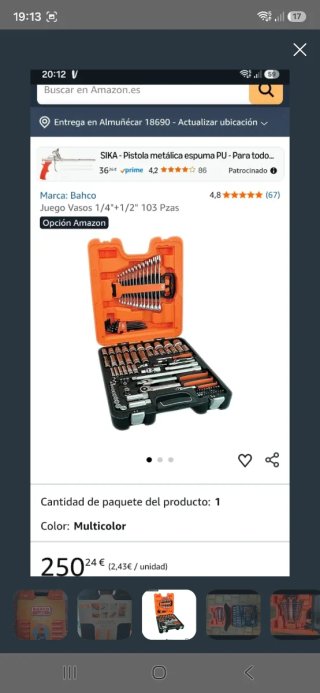 Maletín Bahco S103 - 103 pzs Nuevo