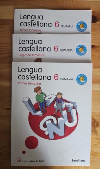 Lote libros 6º Primaria Anaya Santillana Cambridge