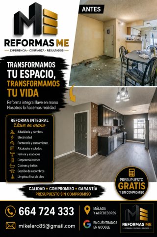Reformas me, pensando en renovar el hogar