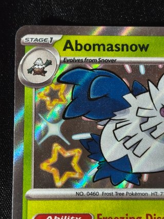 PAF 101 Abomasnow (Shiny) NM ING Paldean Fates