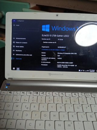 Packard Bell EasyNote Dot S Plata/Blanco