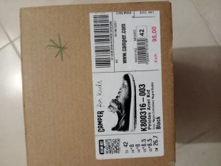 Zapatos Camper Negros