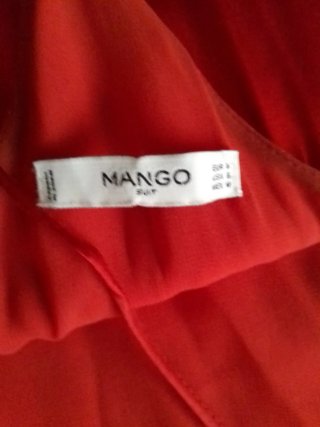 Vestido lencero rojo satinado