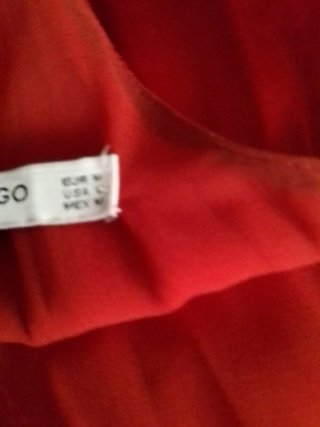 Vestido lencero rojo satinado