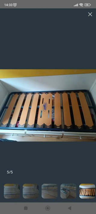 Cama Diván 90cm con Cajones