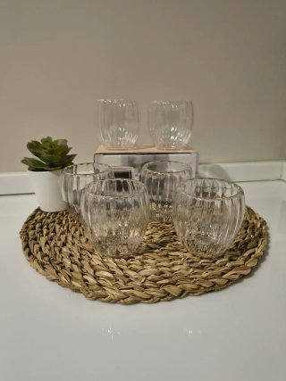 Taza Térmica Cristal Borosilicato Diseño Ondulado