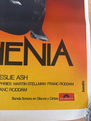 Póster original Quadrophenia (1979)