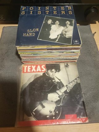 Lote 50 Vinilos Singles varios estilos musicales