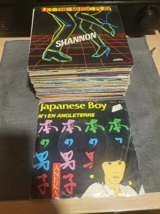 Lote 50 Vinilos Singles varios estilos musicales