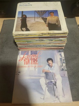 Lote 50 Vinilos Singles varios estilos musicales