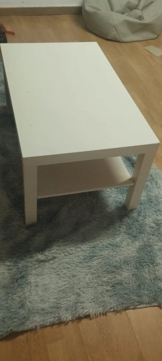 Mesita de centro blanca