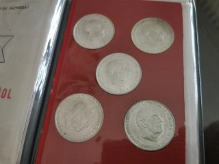 Cartera 100 Pesetas Plata Emisión 1966 TROQUELADA