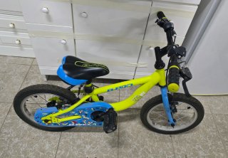 Bici infantil B-PRO 14 color amarillo