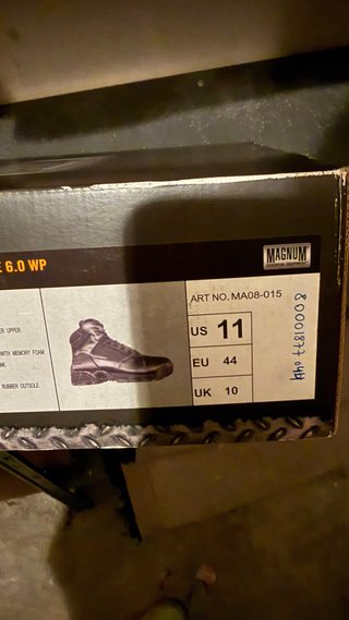 Botas Magnum Negras nuevas