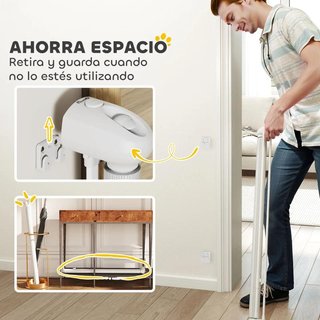 Barrera Retráctil Perros 140cm Puertas Escaleras