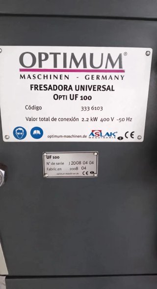 Fresadora UF 100 nueva!