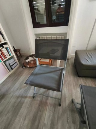 Conjunto Terraza Plegable: 2 Sillas, 1 Taburete, M
