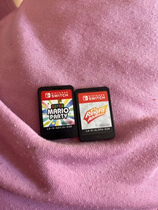 2 Juegos Nintendo Switch: Super Mario Party y Ring