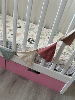 Cuna IKEA + Colchón + Barrera