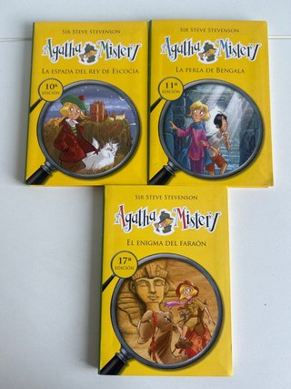3 libros de Agatha Mistery