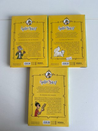 3 libros de Agatha Mistery