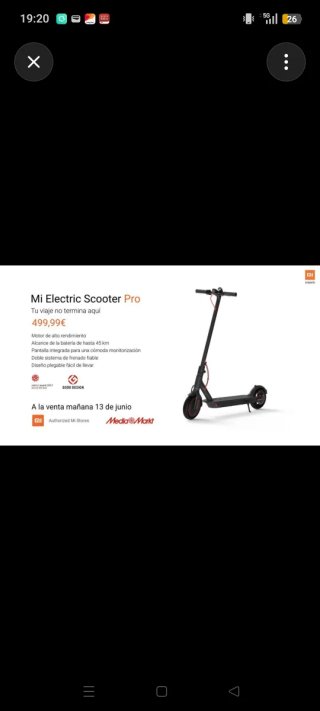 Patinete Eléctrico Xiaomi Pro 2