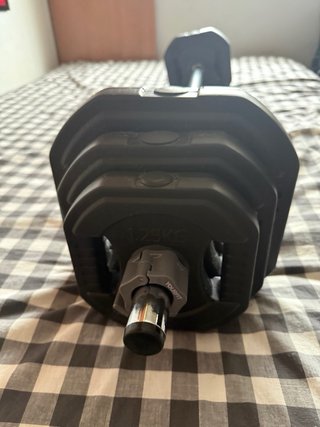 Kit Mancuernas 20kg Barra