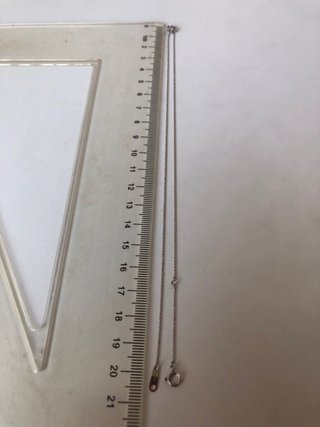 Collar de platino y diamantes con certificado