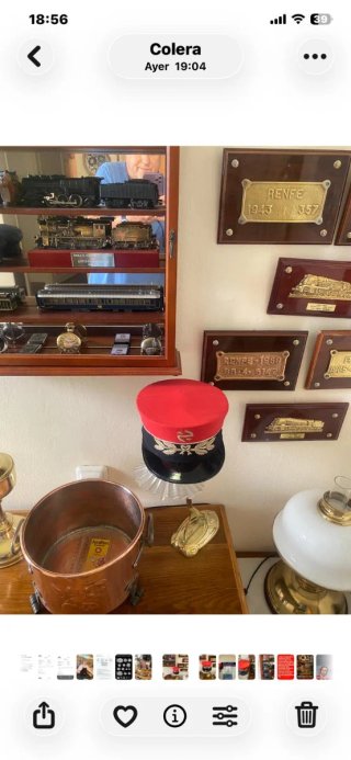 GORRA DE JEFE DE ESTACIÓN DE RENFE SIN ESTRENAR !!